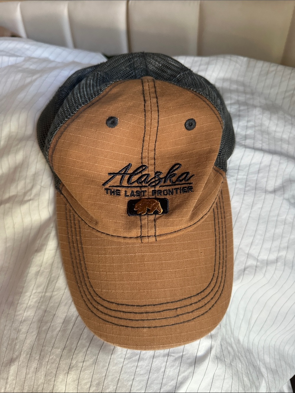 Mountain Khakis Brown & Charcoal Mesh Trucker Cap
